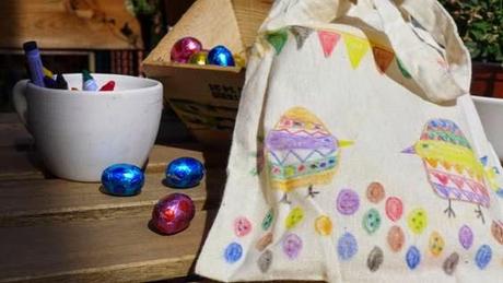 Actividad para niños: ¡pinta tu bolsa de Pascua!