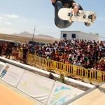 Angelito impresionante en el Famara Skate Contest skatepark famara en Lanzarote
