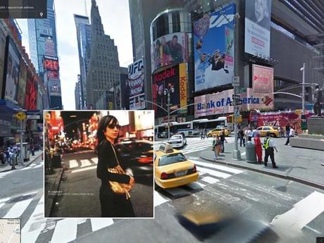 Portadas de discos famosos en Google StreetView