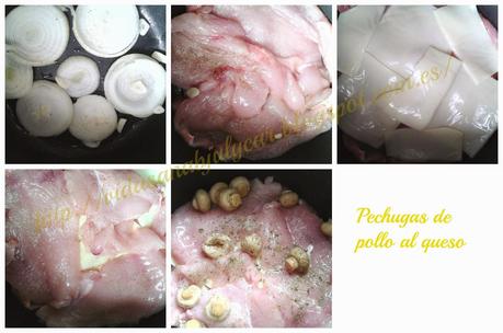 Pechugas de pollo al queso