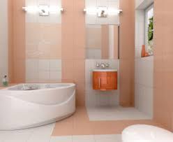 Bellos baños decorados en color pastel
