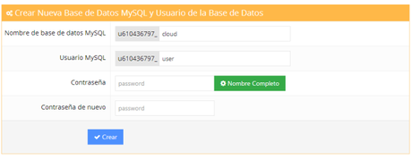 Configurando la Bases de datos MySQL