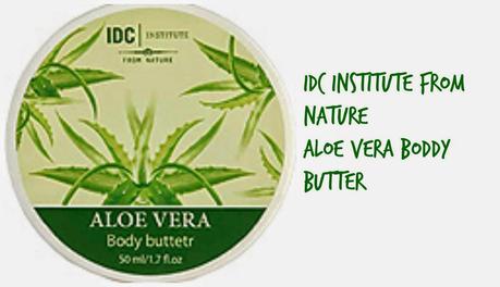 IDC institute, aloe vera body Butter