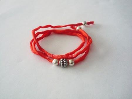 Pulsera seda habotai
