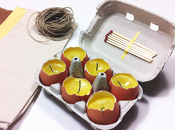 velas caseras hueveras