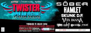 Twister Open Air Festival: Sôber, Hamlet, Skunk DF, Vita Imana, Adrift, El Páramo...