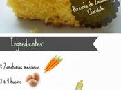 Bizcocho zanahoria chocolate