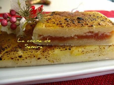 Turrón de mazapán relleno de dulce de manzana