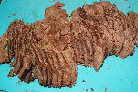 Carrillera con Pure de Patatas y Piperrada