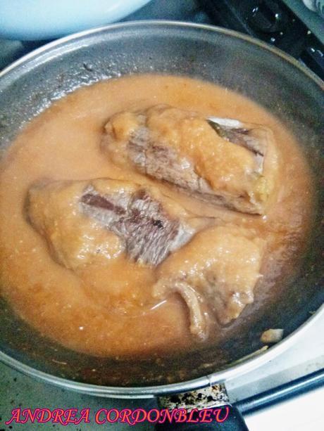 ALEMANIA - RINDERROULADEN - ROLLOS DE CARNE CON SALSA DE MOSTAZA (SIN GLUTEN) ANDREA POR EL MUNDO