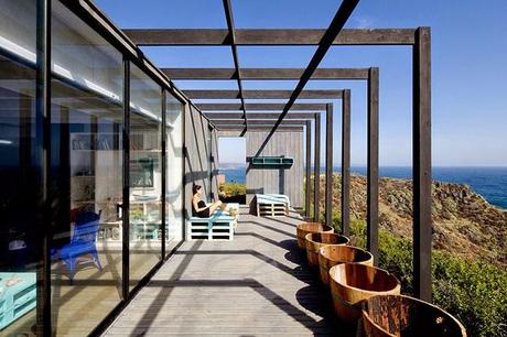 Casa Rustica y Moderna en la Costa Chilena