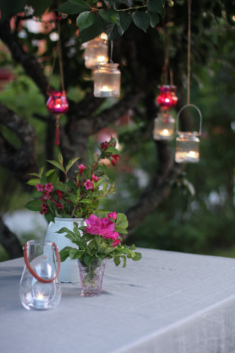 A la luz de las velas