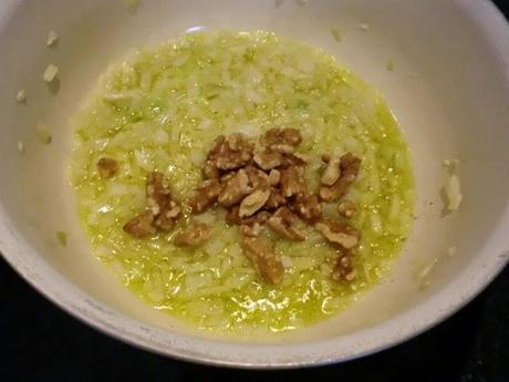 Bacalao con pasas y nueces