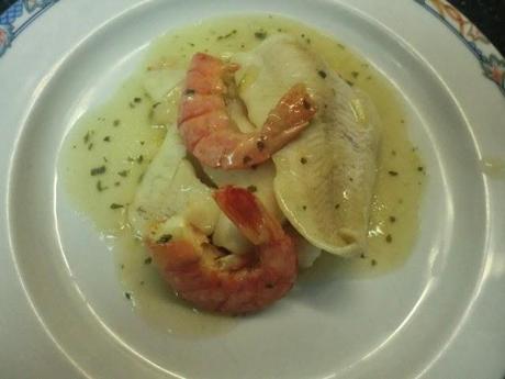 Pescada en salsa marinera