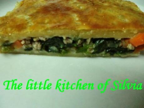 Pastelón de carne y espinacas