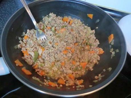 Pastelón de carne y espinacas