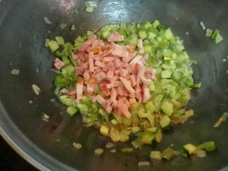 Nidos con sofrito de verduras