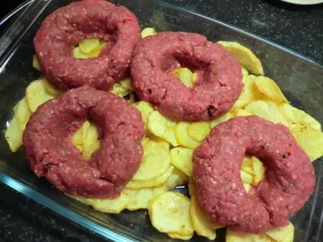 Rosquillas de carne picada