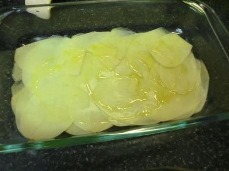 Filetes de merluza con jamón al horno