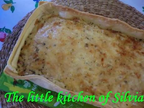Quiche de beicon con parmesano