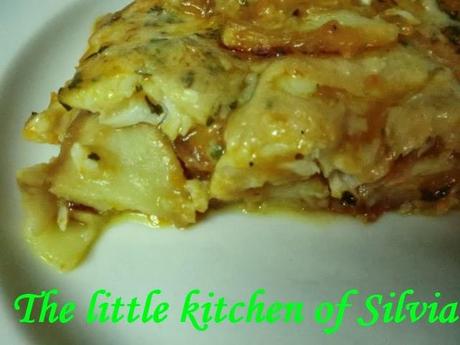 Pescada en salsa de zanahoria