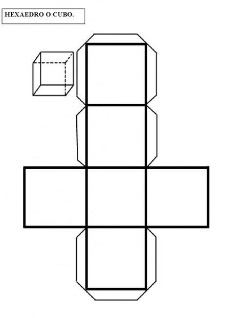 Construye un hexaedro o cubo Hexaedro