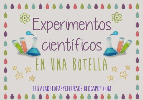 Descargables: Experimentos científicos en una botella para Educación Infantil