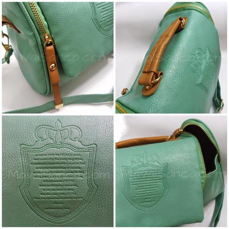 Bolso Turquesa de Dos Cremalleras / Turquoise Two Zipper Bag