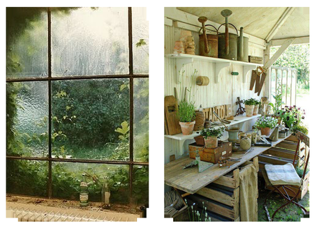 Exteriores con encanto. Los invernaderos exteriores con encanto