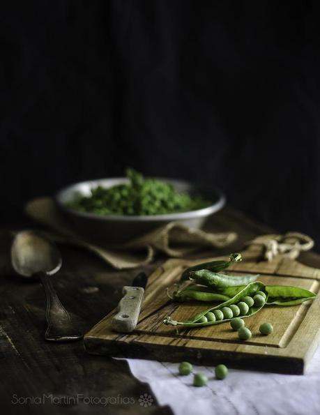 Guisantes con menta