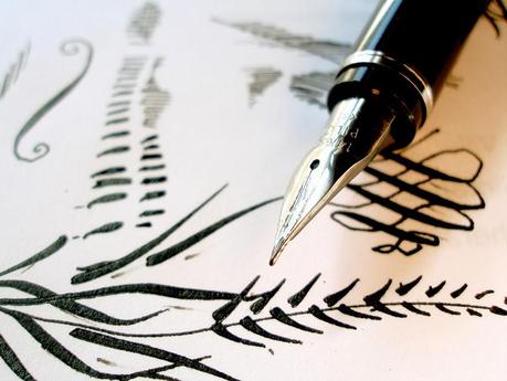 Pluma y tintas - Pen & Ink drawings - Namiki Falcon