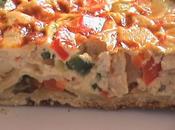 Quiche pollo verduras