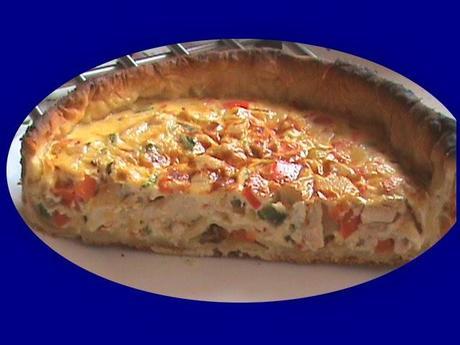 QUICHE DE POLLO CON VERDURAS QUICHE DE POLLO CON VERDURAS