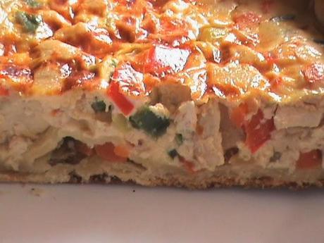 QUICHE DE POLLO CON VERDURAS QUICHE DE POLLO CON VERDURAS