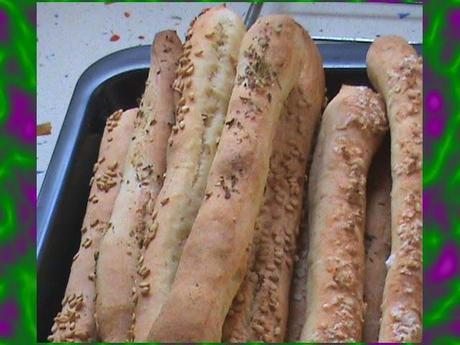 BASTONES DE PAN ITALIANOS.
