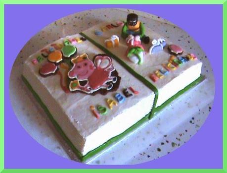 TARTA LIBRO DE CUMPLEAÑOS