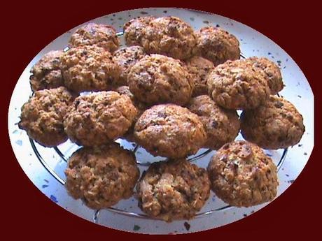 GALLETAS INTEGRALES DE AVENA Y CHOCOLATE