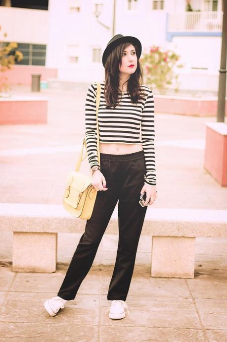 Mime Wearing Stripes