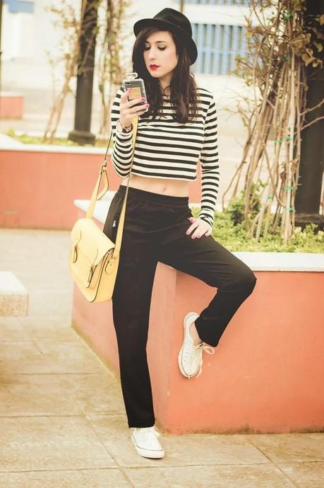 Mime Wearing Stripes