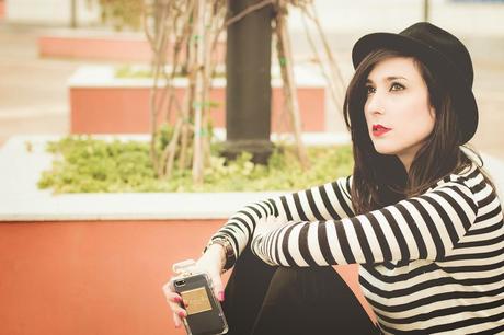 Mime Wearing Stripes