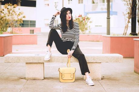 Mime Wearing Stripes