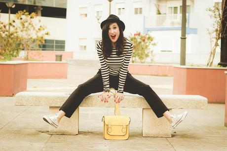 Mime Wearing Stripes