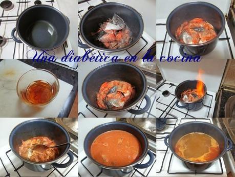 Albóndigas de frutos del mar, cítricos y curry