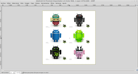 Recortar una imagen usando GIMP