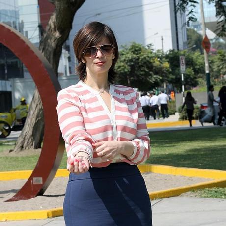 Mis Looks - De azul y rosado