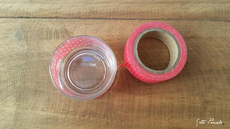 DIY: cómo decorar unos portavelas con washitape.