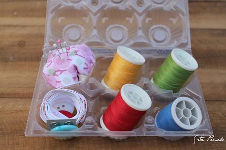 #8 #DIOGENERAS: haz un costurero con una huevera.