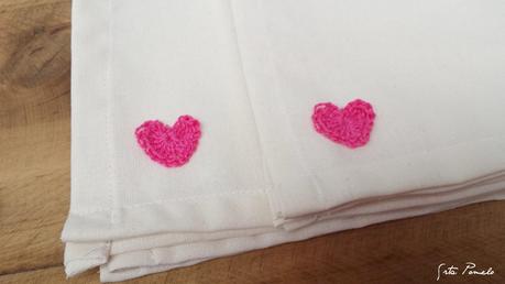 DIY: unas servilletas para San Valentín.