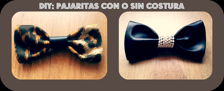 DIY: Como hacer pajaritas/bowties con o sin costura como hacer dos tipos de pajaritas , con costura y sin costura ,unas pajaritas como complemento y accesorios para la mujer, 4 en 1: se puede utilizar como pajarita,como broche si le ponemos un clip imperdible, como accesorio de pelo si le ponemos una orquilla y como maxi collar si le añadimos al centro trasero una cadena o cinta o cordón para colgar.
