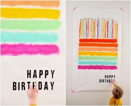 DIY: tarjeta con tarta + felicitación!